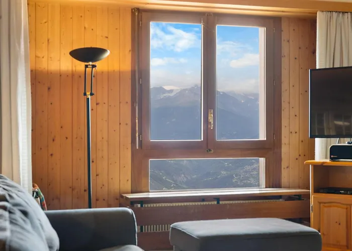 Mars 502 Place Du Village A Avec Vue Sur Les Alpes * Anzère