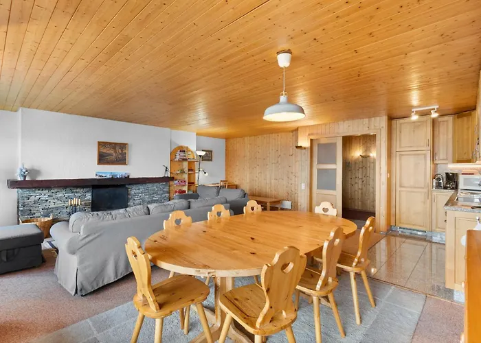 Appartement Mars 502 Place Du Village A Avec Vue Sur Les Alpes Anzère